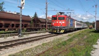 preview picture of video 'Train leaving Duga Resa (Croatia)'