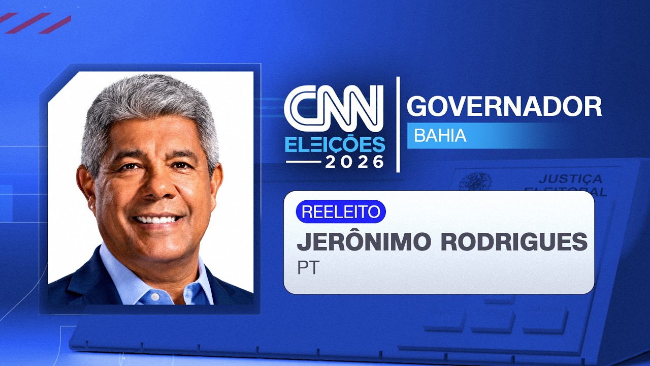 Jerônimo Rodrigues é eleito governador da Bahia | CNN ELEIÇÕES