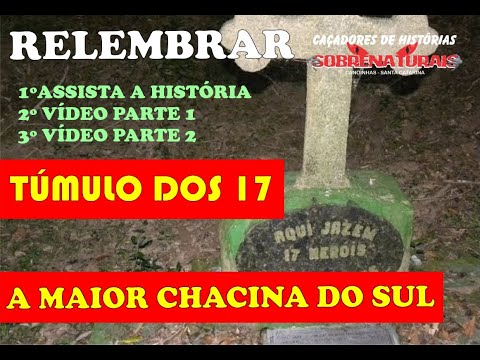 A MAIOR CHACINA DO SUL DO BRASIL - HISTÓRIA E AS GRAVAÇÕES NO LOCAL - DOR - ANGUSTIA E SOFRIMENTO.