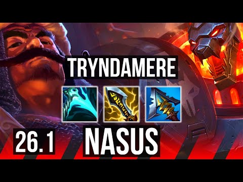 TRYNDAMERE vs NASUS (TOP) | Good KDA: 9/2/8 | EUW Diamond | 26.1