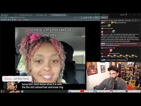 Hasan Reacts To "TikToker Has Insane Racist Meltdown" (@gigasus77) | Hasanabi Reacts