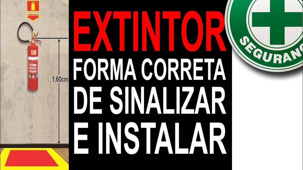 POSICIONAMENTO DOS EXTINTORES - POSITIONING OF FIRE EXTINGUISHERS