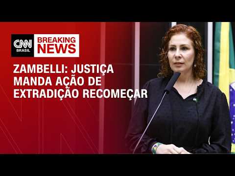 Justiça italiana determina reinício do processo de extradição de Zambelli | BASTIDORES CNN