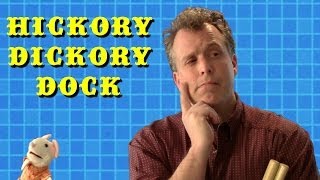 Hickory Dickory Dock nursery rhyme puppet show for toddlers, preschool