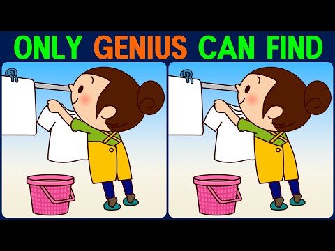【Find the Difference】 If you've found them all, you're a genius!