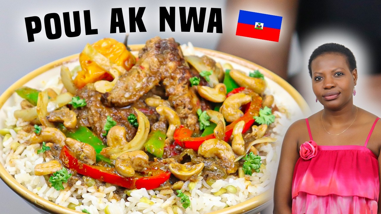 POULET aux NOIX de CAJOU 🇭🇹 (POUL AK NWA)