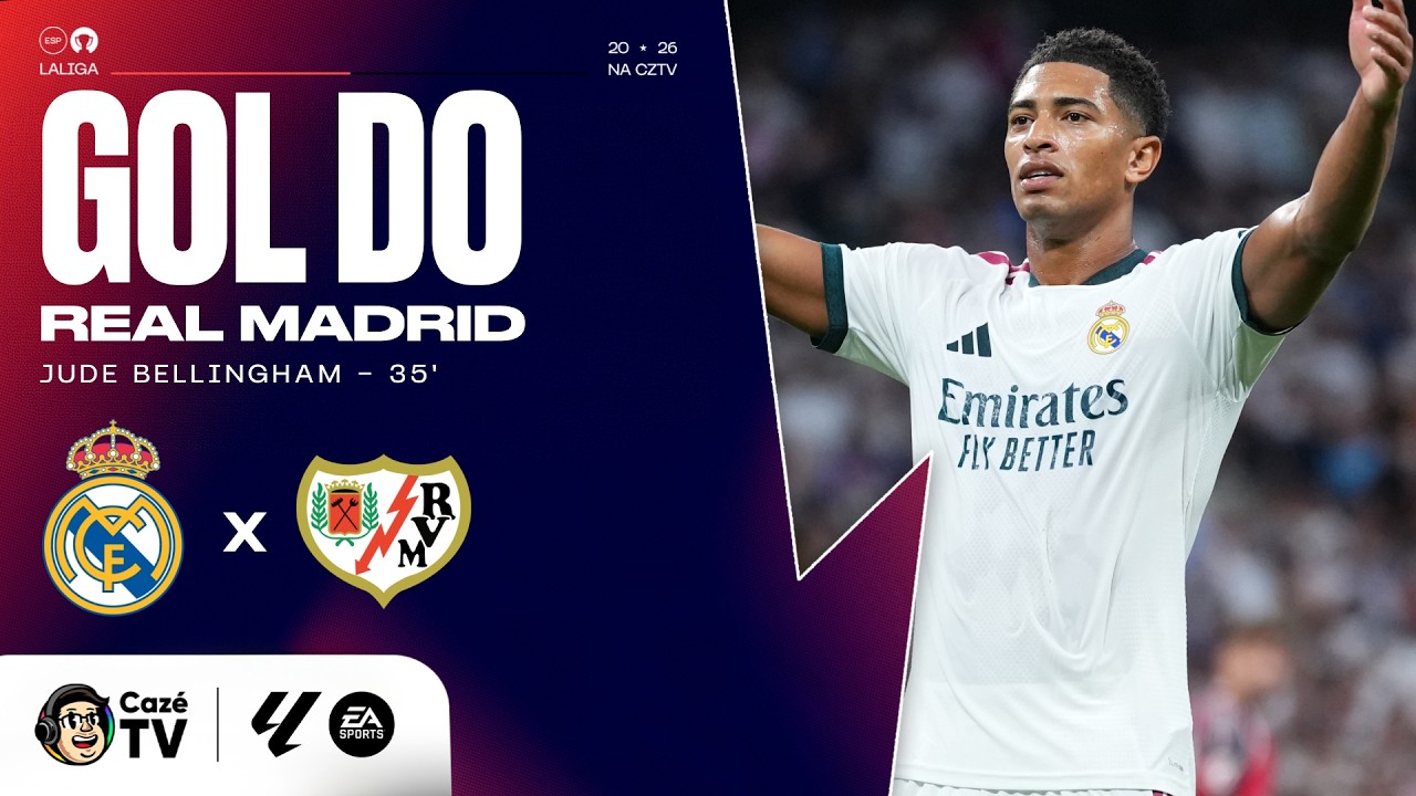 GOOOOL DO REAL! BELLINGHAM RECEBE DE VINI E FAZ 3 A 0