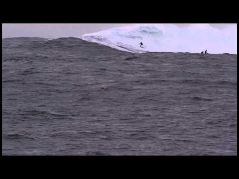 Grant Baker at Cortes - Pacifico Paddle Award Nominee - Billabong XXL Big Wave Awards 2013