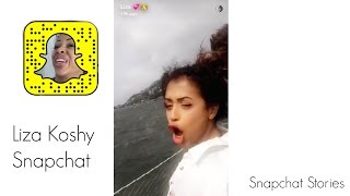 @lizzzavine Liza Koshy Snapchat Story 7-8-16