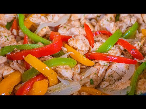 Fajitas de Pollo | Recetas Mexicanas Faciles