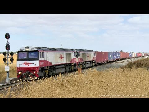SCT/SBR 7922V Container Train CSR002 & CSR006 - PoathTV Australian Railways