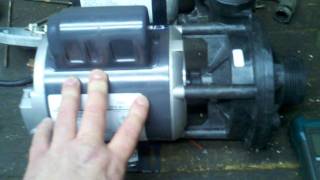 testing and replacing or servicing a hot tub or pool recirculating pum