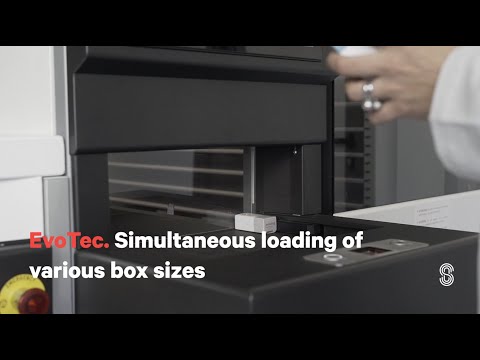 Pharmacy automation robot EvoTec – how to load multi packs