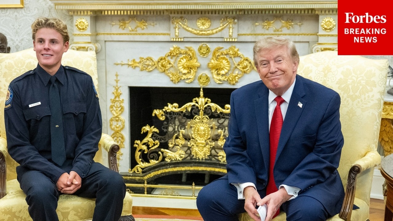 Video: Trump Meets Teen Lifeguard Ryder Williams in Oval Office After Seabright Rescue
