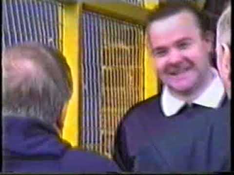 Waltham Abbey U10's preparing to leave for their Cup Final at Barnet FC Underhill on 10th May 1997.