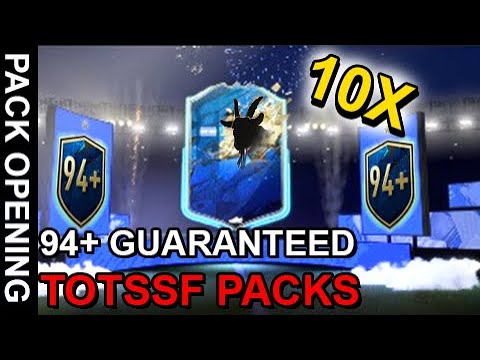 HOW MANY DO WE NEED TO OPEN TO GET 99 MESSI?! 10X GUARANTEED 94+ TOTSSF PACKS!! FIFA ULTIMATE TEAM!