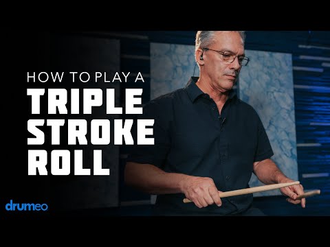 How To Play A Triple Stroke Roll - Drum Rudiment Lesson
