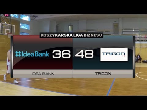 Idea Bank vs Trigon - III kolejka - 1 Liga Warszawa - Koszykarska Liga Biznesu
