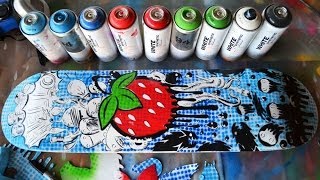 Custom Strawburry17 Skateboard