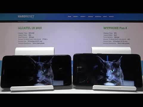 ALCATEL 1X 2019 & MYPHONE Fun 8 - Display Comaprison | Check Screen Quality