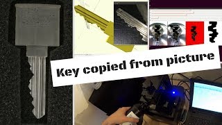 Duplicating a high precision key from a photo using a home 3D printer