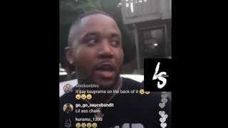 Lil Wop Robbed Lil Yachty&#39;s Homie K Supreme Chain 10 BANDS TO GET THEM BACK