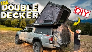 My Short Bed Tacoma "Double Decker" Truck Camping Build (kinda..)