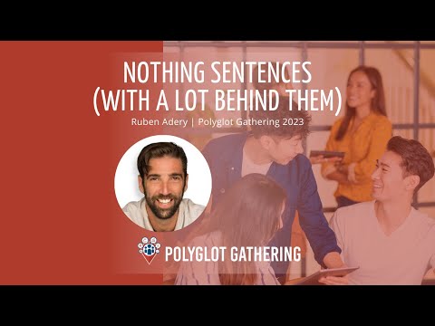 Nothing Sentences (with a lot behind them) - Ruben Adery | PG 2023
