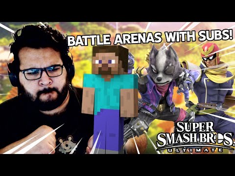 Battle Viewers in Minecraft Arenas - Big Uzi vs Steve