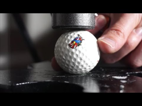 Hydraulic Press| Golf Ball Explodes!