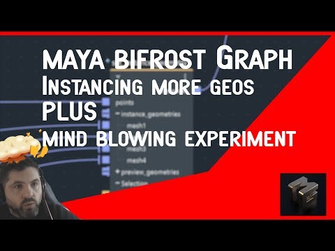 Maya tutorial: Bifrost Graph instance multiple objects tutorial