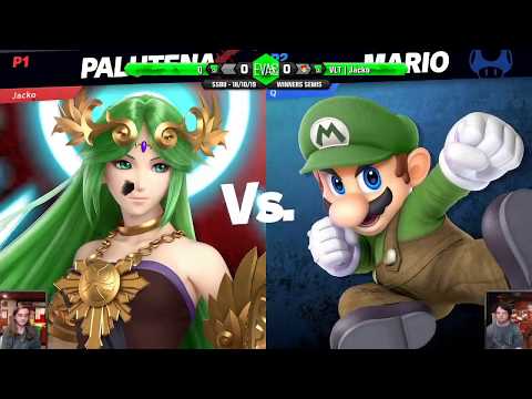 EVAC 18/10/19 - SSBU - VLT | Jacko (Palutena/Mega Man) vs Q (Mario) - Losers Quarters