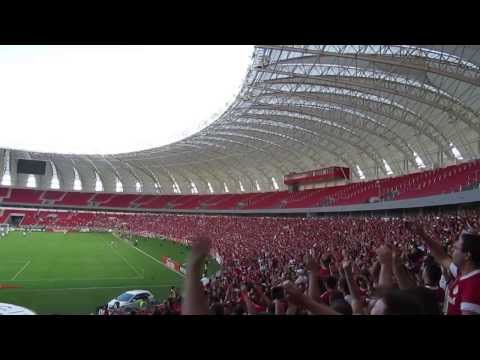 Inter 4x0 Caxias - Reabertura do Beira-Rio - Entrada em campo e Hino do Inter - Guarda Popular