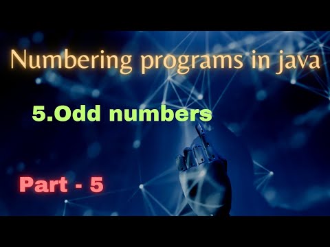 Java Numbering Programs Odd Numbers Java Interview Programs Java Telugu