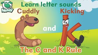 Nessy Spelling Strategy: Cuddly C and Kicking K