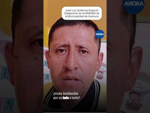 ¡Cero tolerancia al bullying! DEMUNA Huánuco intervendrá colegios emblemáticos