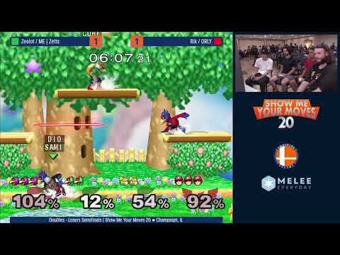 Show Me Your Moves 20 - Zealot / ME | Zetts vs Rik / ORLY - Doubles - Losers Semifinals