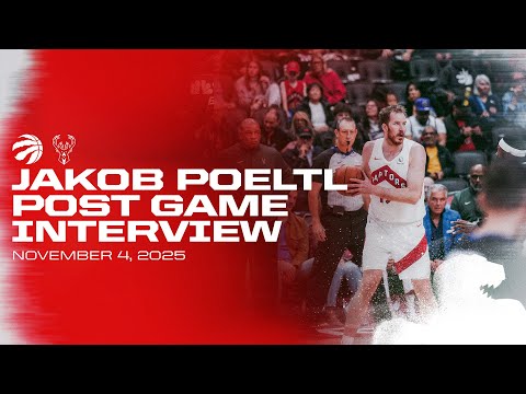 Jakob Poeltl |  Post Game vs Bucks | November 4, 2025