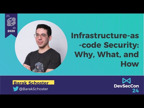 Image thumbnail for talk Infrastructure-as-code Security: Why, What, and How