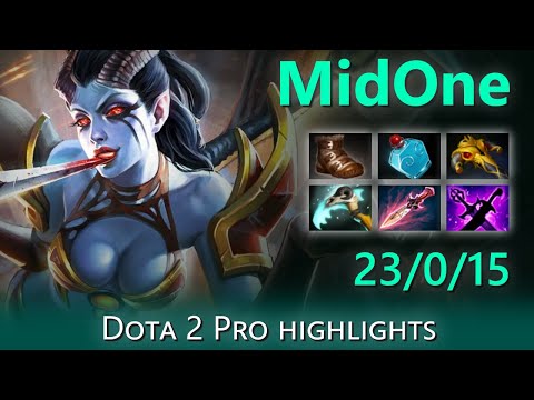 MidOne 23-0 Queen of Pain | Dota 2 Epic Pro Highlights