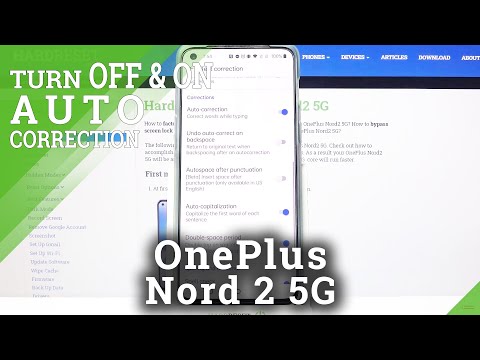 How to Turn On/Off Auto Correction on OnePlus Nord 2 – Manage Text Correction Options