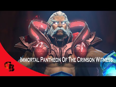 Dota 2: Store - Zeus - Immortal Pantheon Of The Crimson Witness + ARCANA