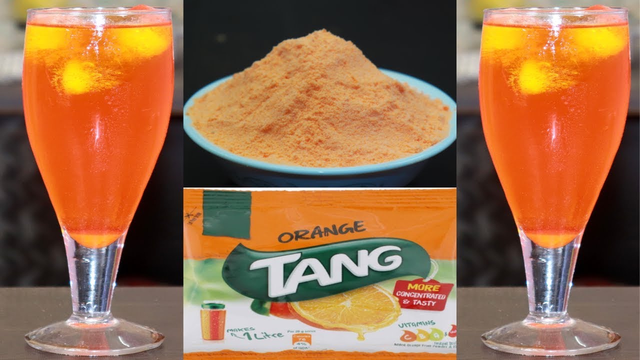Orange Tang घर पर बनाये 1मिनट में | Homemade ORANGE TANG (Premix)Recipe- Instant Energy Summer Drink