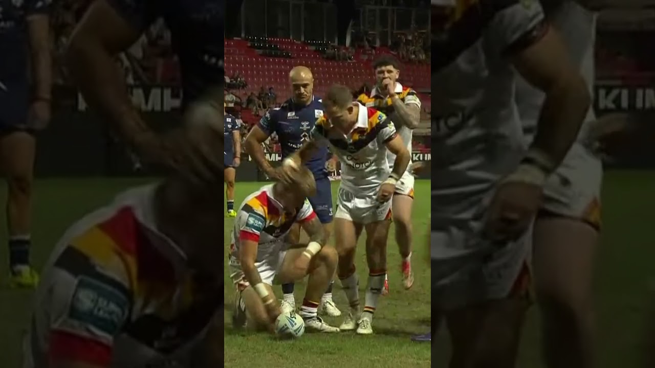 Young Alfie Leake - Scoring His First Ever Super League Try in Just His 3rd Appearance.