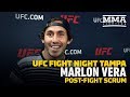 UFC Tampa: Marlon Vera Not on 'Conor train' When it Comes to Promoting - MMA Fighting