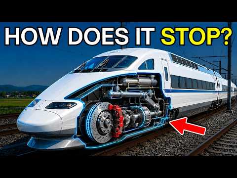 Why Bullet Trains Don't Have Brakes And What Actually Stops Them