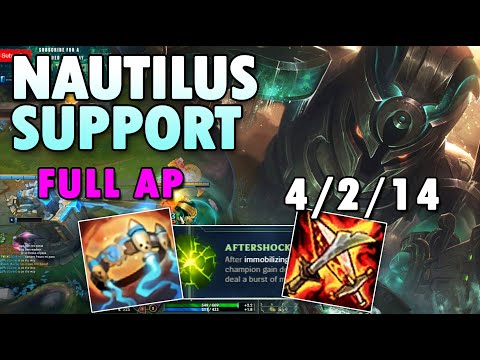 FULL AP Nautilus Support Season 10 League of Legends Nautilus Support Build & Gameplay LOL S10 UTM