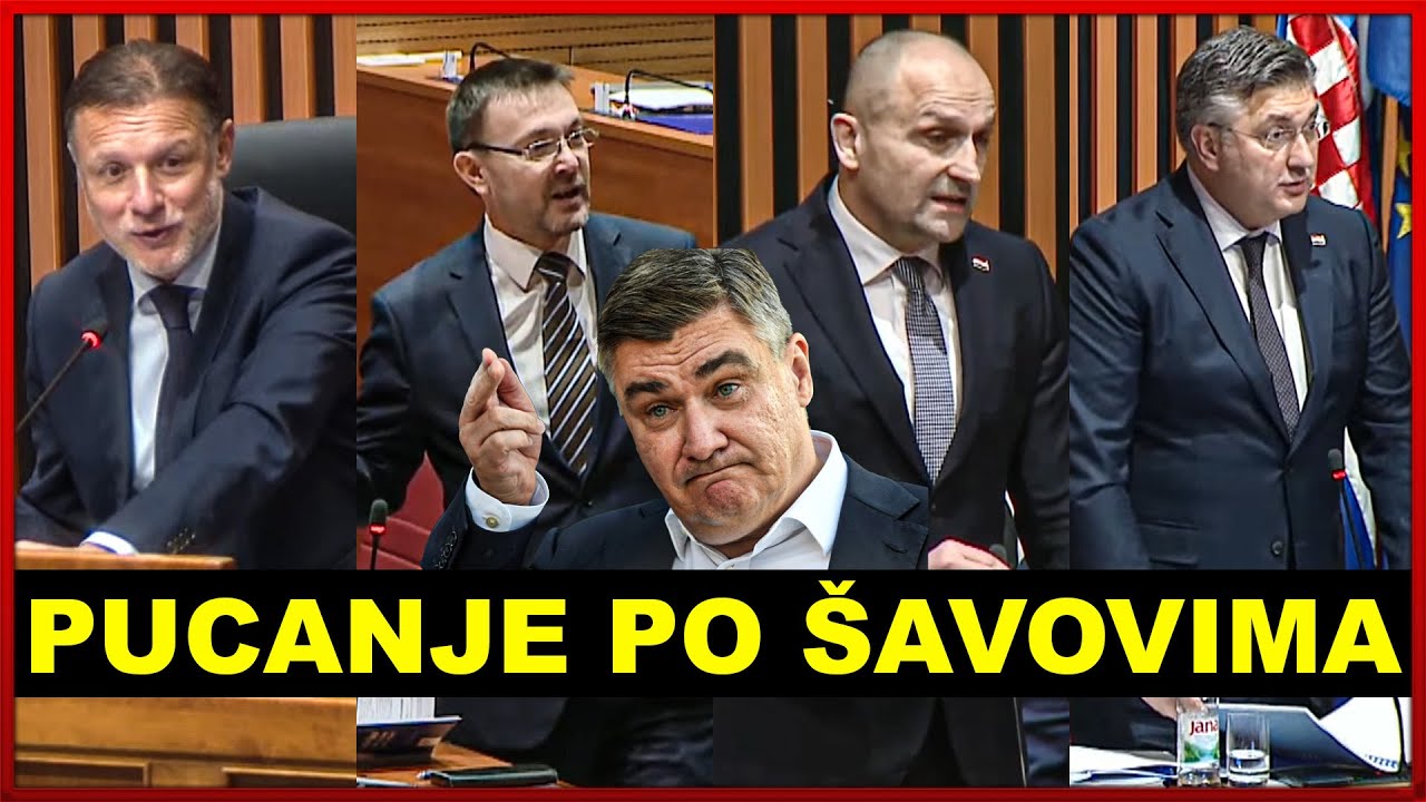 KAOS ZBOG MILANOVIĆA: Žestoka svađa oporbe i HDZ-a oko Milanovića, Plenković i ministri protiv SDP-a