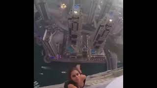 Skyscraper Stunt: A Close Call   #ThrillingMoment #SkyhighDrama #goosebumps