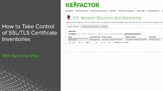 How to Take Control of SSL/TLS Certificate Inventories